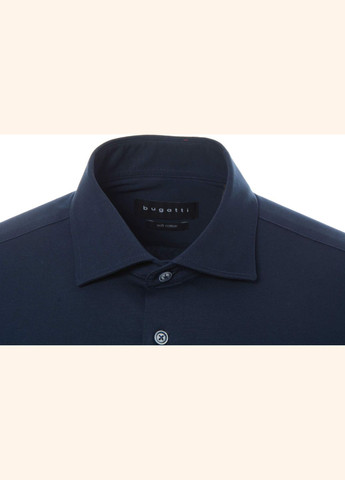 Синяя рубашка Bugatti