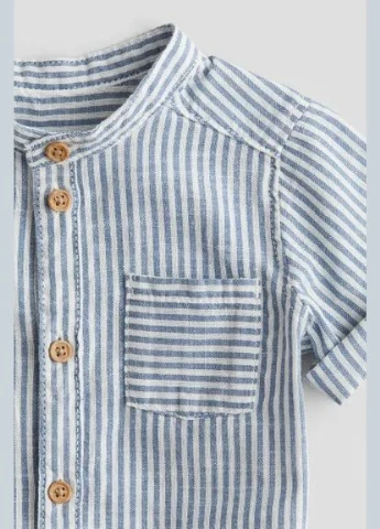 Синяя рубашка H&M