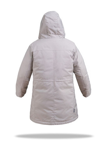 Бежевая зимняя парка nf 71005 бежевая Freever