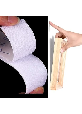 Клейкая лента 3M 9448A Hook&Loop ширина 50 мм длина 20 см White 3М (368672441)