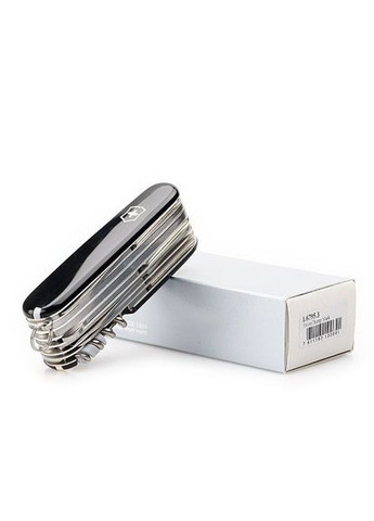 Комплект нож SwissChamp Black 1.6795.3 + Чехол с фонариком Police Victorinox (317305809)