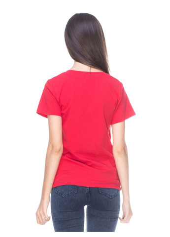 Жіноча футболка бавовняна з приталеною талією прямого силуету (hb87456) HiBrand - (346241345)