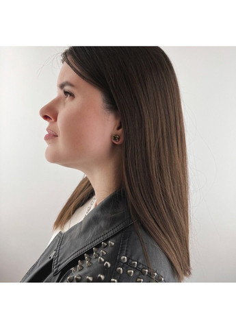 Готические панк серьги с камнями из медицинской стали ES-052 No Brand (299330477)