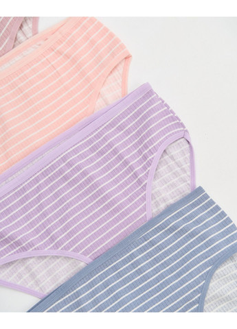 Набір жіночих трусиків тижнів батал у рубчик Nicoletta (349444389)