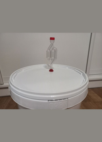 Відро ємність для ферментації 20 л з краном і гідрозатвором No Brand (299898447)