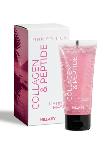 Пептидно-колагенова маска-плівка Collagen & Peptide Lifting Mask (Pink Edition), 90 мл Hillary (361244221)