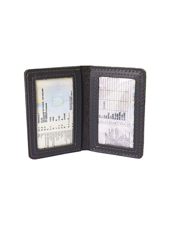 Кожаная обложка для id паспорта и автодокументов коричневая GS (322456275)