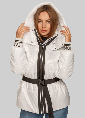 Біла демісезонна куртка жіноча "алекса" MioRichi