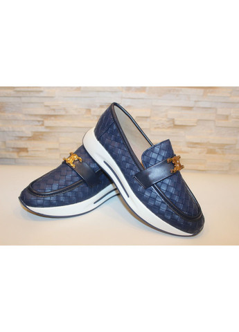 Loretta Туфли лоферы женские синие лоферы синий з искусственная кожа, китай — демисезон (361230495)