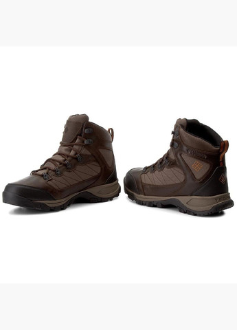 Коричневі Осінні черевики чоловічі cascade pass waterproof brown bm1783-245 Columbia