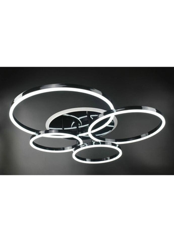 Люстра светодиодная потолочная LED светильник для квартиры на потолок лэд с пультом 26146 Черный 12х69х79 см. Sunnysky (324396492)