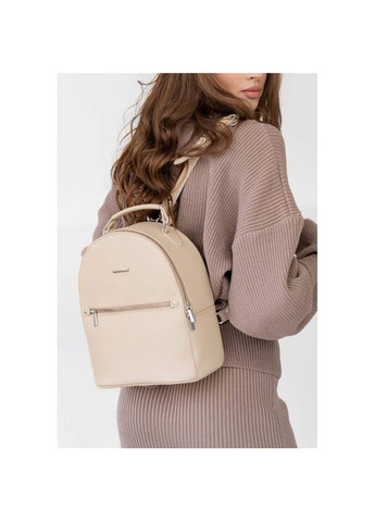 Рюкзачок женский кожаный Kylie светло-бежевый BlankNote (301871597)