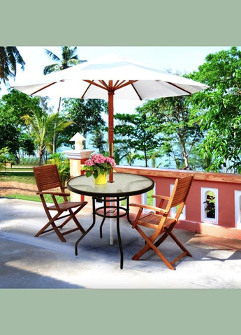 Садовый стол Acapulco с местом для зонта Costway (362028066)