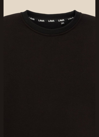 LAWA свитшот однотонный для девочки gbc02306 152 см черный shop (2000990901705) однотонный черный повседневный