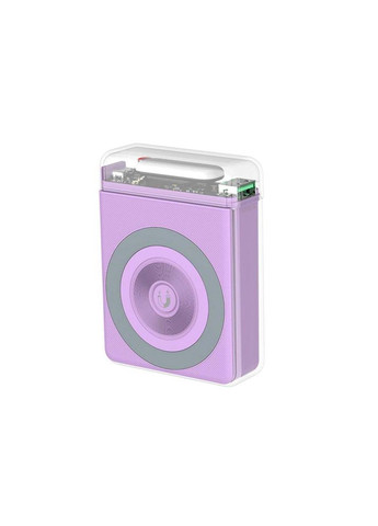 Power Bank PR226 Mini Transparent Magnetic Absorption 15W 10000mAh Бежевий XO (339606839)