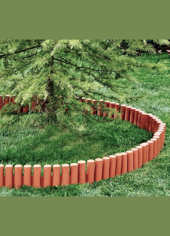 Палісад садовий PALISADA, трубчастий, теракотовий, 2,7 м Prosperplast (329826933)