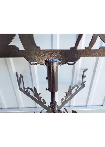 Флюгер Пес с котом металла 2 мм, флюгер на крышу No Brand (368896497)