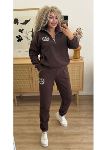 Костюм 181 Полар Фліс теплий,штани та кофта з логотипом Україна (368277976)