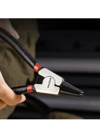 Набір комплект кліщі щипці плоскогубці вигнуті прямі для кілець 4 штуки з протиковзкою ручкою (478035-Prob) Unbranded (301739288)