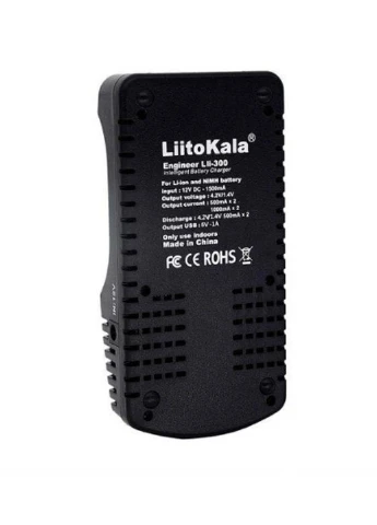 Професійний зарядний пристрій Lii-300 + автоадаптер Повербанк LiitoKala (332637116)
