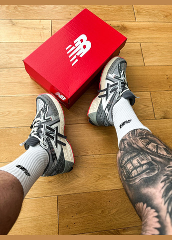 Сірі Осінні кросівки чоловічі new balance 1906a slate grey drift red | нью беланс 1906 сірі No Brand