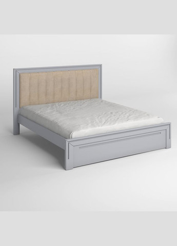 Двуспальная деревянная кровать Торонто Т1 (RAL-7040)/Аляска 23 (бежевый) 160х200 см (MBG-7732) Mebigrand (368281246)