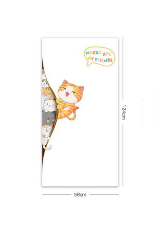 Наклейка 3D у спальню прикрасу на будь-яку поверхню My Friends UKC (367958643)