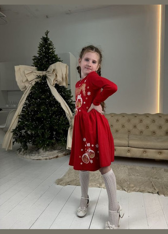 Червона сукня для дівчинки "казка" hc (h001-6117) No Brand (307056345)