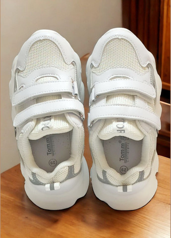 Белые демисезонные детские кроссовки для мальчика том м 7416а Tom.M