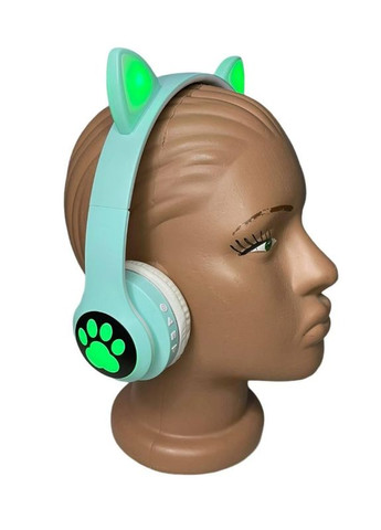 Навушники дитячі бездротові Bluetooth cat ear vzv-23m з підсвічуванням (1756375583) No Brand (334675662)