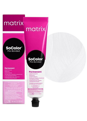 Стойкая кремкраска для волос SoColor Pre-Bonded Clear чистый, 90 мл. Matrix (292736030)