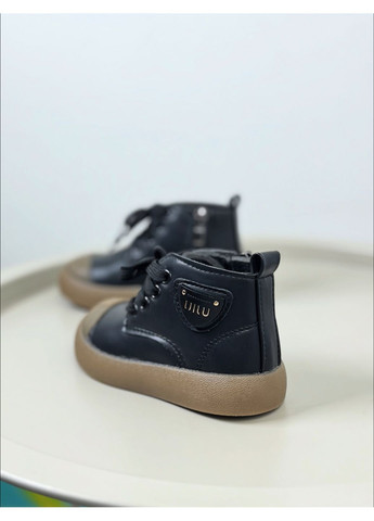 Черевики осінні дитячі чорні 1647 No Brand (367581232)
