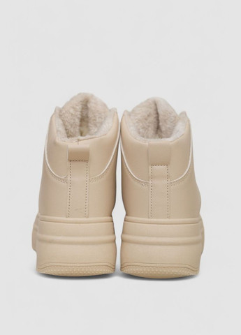 Кроссовки женские зимние на меху Ager 248RAM01 бежевые демисезоны (340052155)