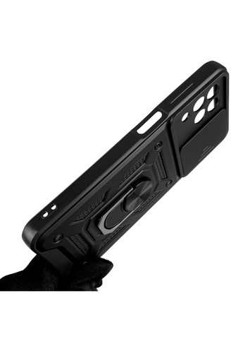 Чехол для Galaxy M33 5G (SM-M336B) бронированный с кольцом со шторкой на самсунг м33 чёрный rg1 Samsung (366023222)