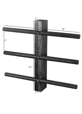 Настінна винна полиця з дерева Хоротомі капучино (ПНК-017409) No Brand (327424966)