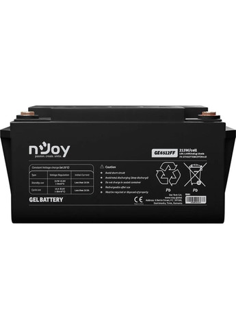 Акумуляторна батарея 12 V 65 Ah GEL (гелева) клеми T6 N-Joy (314119277)