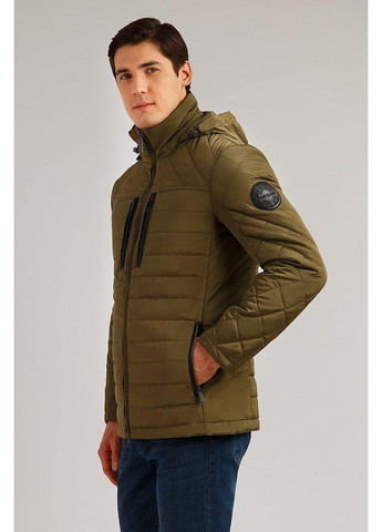 Оливкова (хакі) демісезонна куртка b19-22002-900 Finn Flare