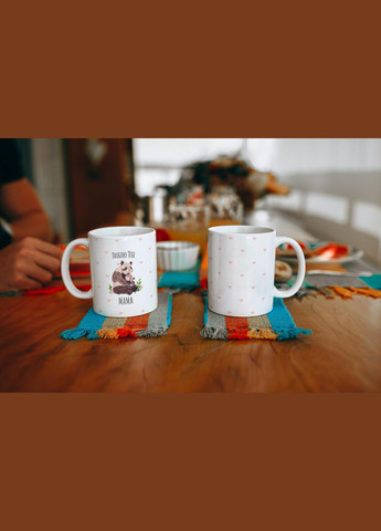 Кружка керамічна з принтом "Люблю Тебе МАМА" 330 мл Біла No Brand (324262693)