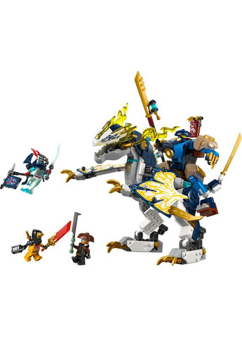 Конструктор Ninjago Разбойник: Робот-всадник на драконе 584 детали (71843) Lego (337311444)