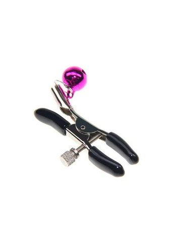 Зажимы для сосков с колокольчиком - Черный - Садомазо - (372734268)