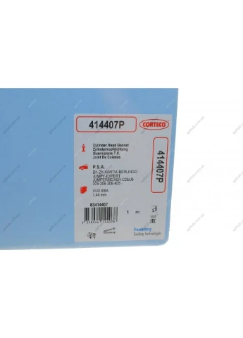 Прокладка головки блока PSA XUD9 3R 1.44MM FIBER (пр-во) 414407P Corteco (366736827)