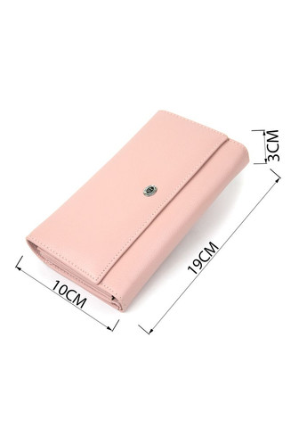 Женский кошелек на магните с отделениями для карт розовый (sku_19390) No Brand (328218833)