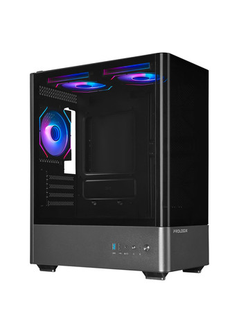 Корпус Lumi GM-01AB Glass Black Prologix (342331185)