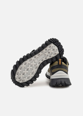 Хакі Осінні кросівки на пласкій підошві для хлопчика колір хакі cb-00270276 Clibee