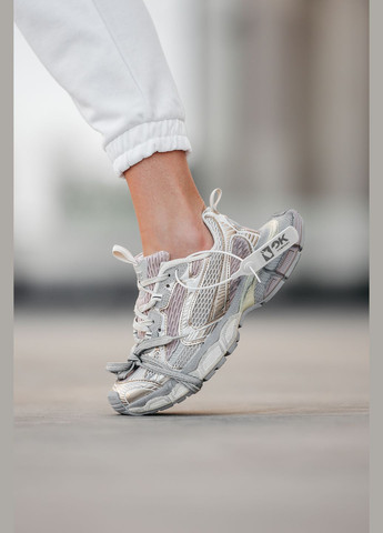 Кроссовки женские Balenciaga 3XL beige | Баленсиага 3ХЛ бежевые No Brand бежевые демисезоны (315761796)