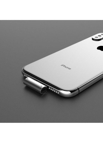 Переходник L46 Lightning (Наушники Lightning + Зарядка) (CAL46-S1) Black-Silver Baseus (362915892)