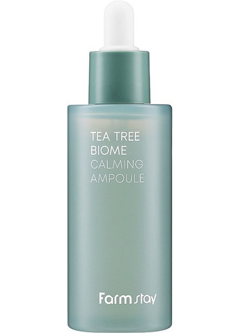 FarmStay Заспокійлива ампульна сироватка з екстрактом чайного дерева Tea Tree Biome Calming Ampoule 50ml (2-1166737) — Крем, Південна Корея (369797135)
