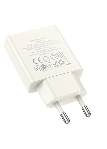 Зарядное устройство c быстрой зарядкой N44 |Type-C, PD30W, GaN| Hoco (337351828)
