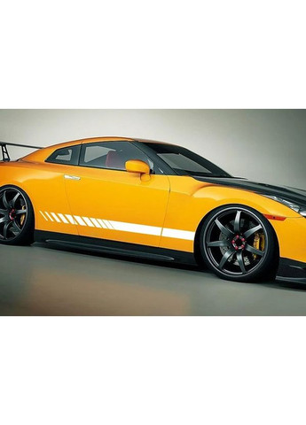 Смуги наклейки на авто 3D TUNING STUDIO Універсальні 1900х100х0.060мм=2штуки No Brand (362498151)