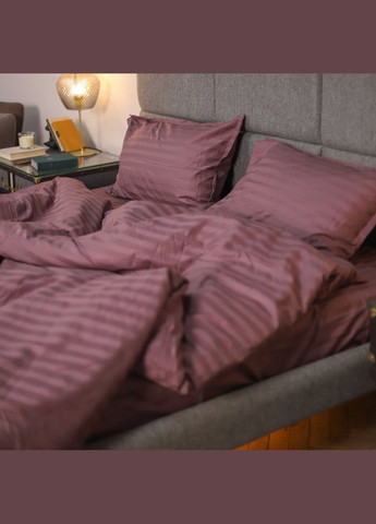 Комплект постельного белья Полуторный Сатин Stripe 73 Tiare (365289356)